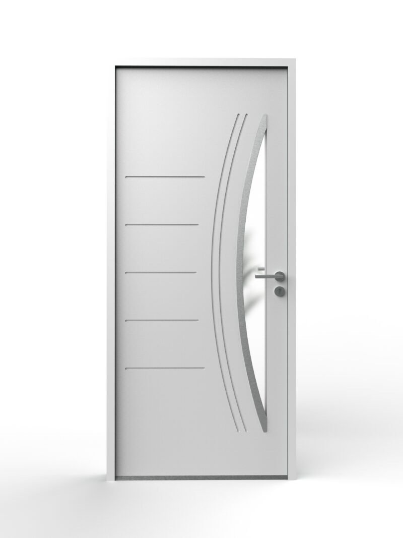 Porte d’entrée Monobloc Gamme Design - CURVE P32-D + ALN10