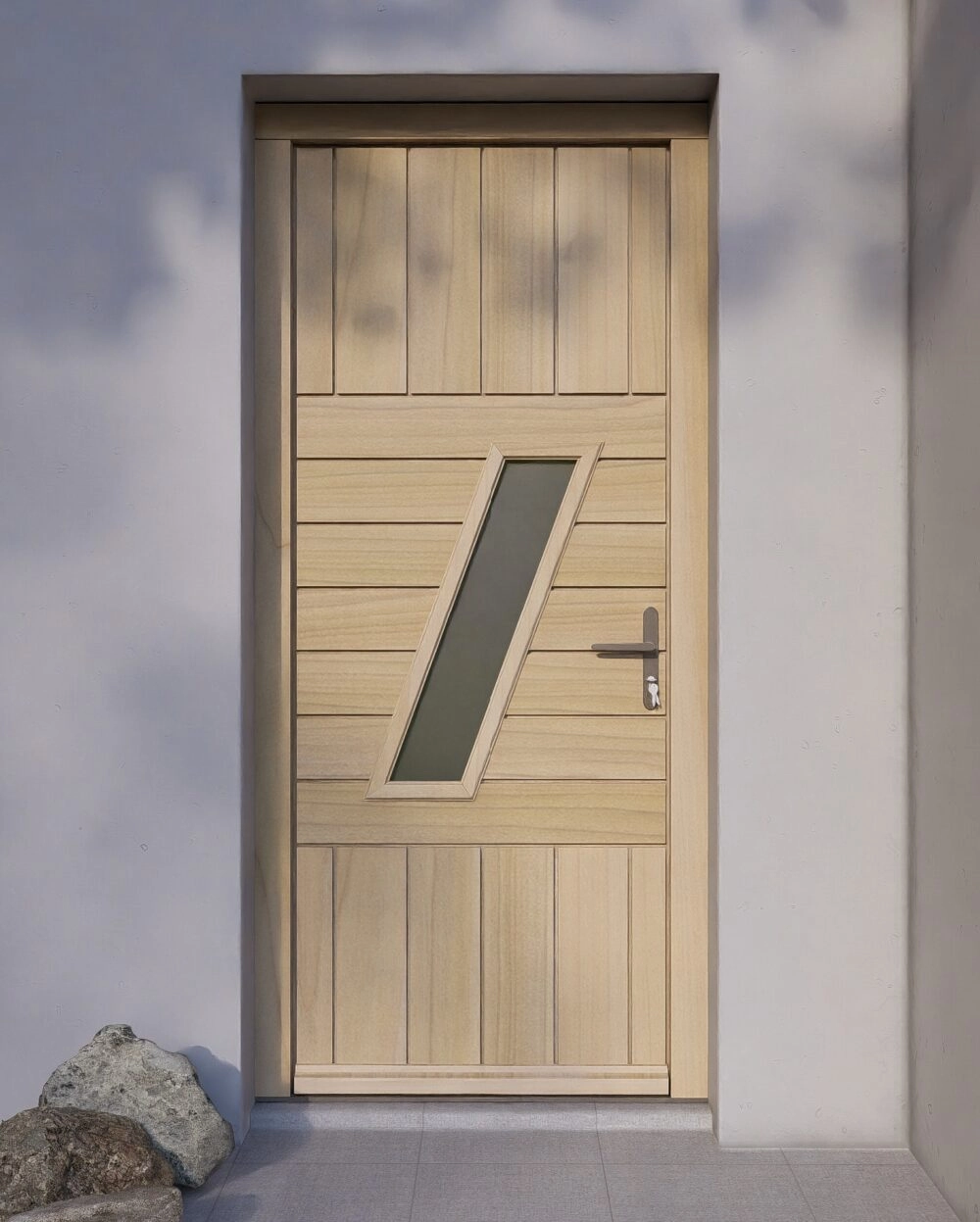 Porte Entrée Bois AMARILYS