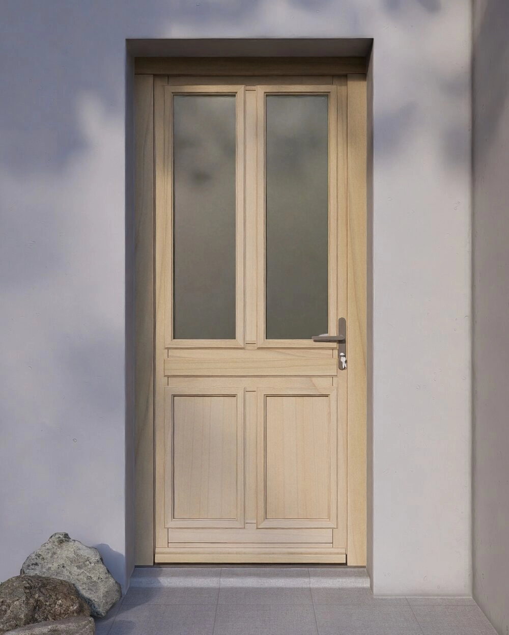 Porte Entrée Bois GLAIEUL