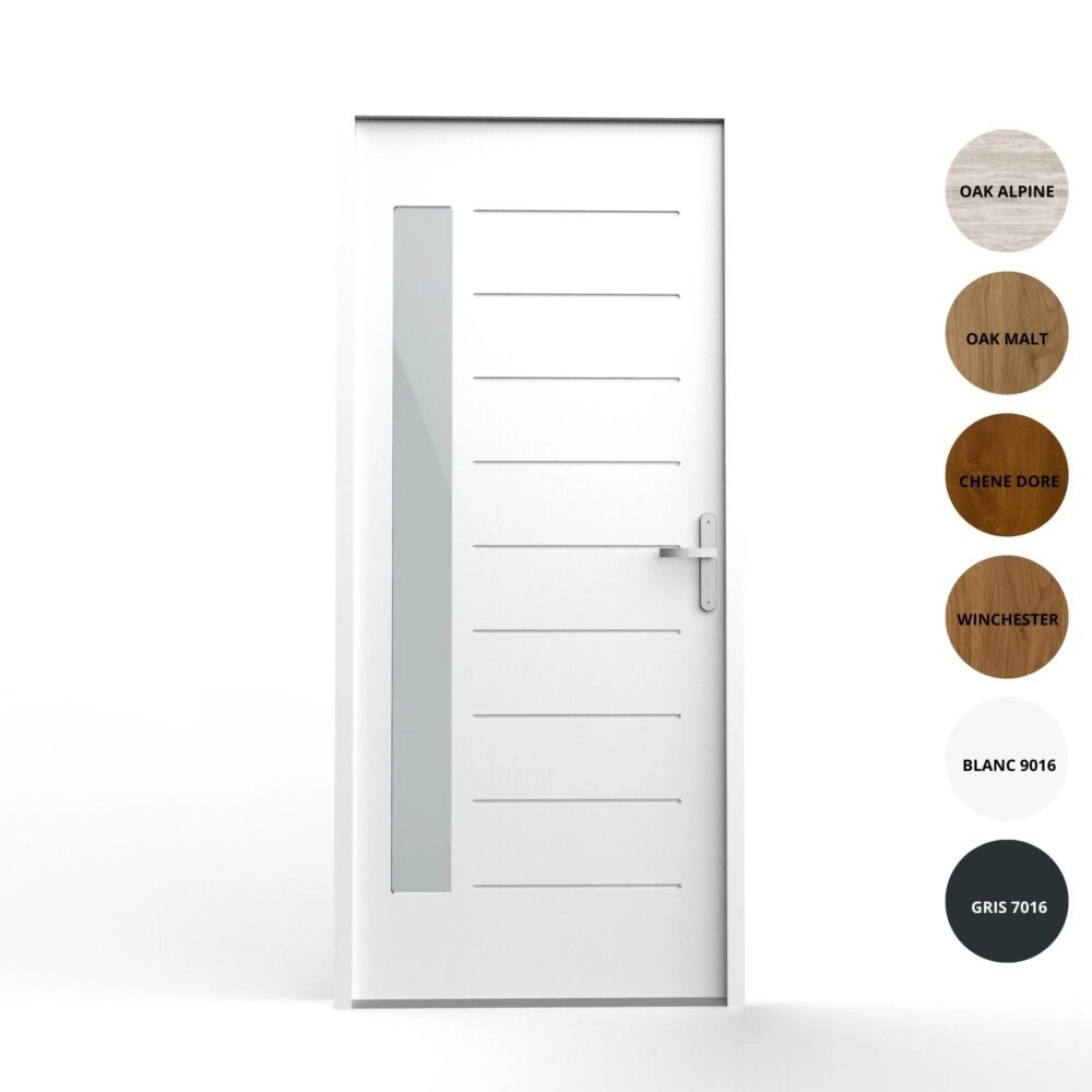 Porte d&rsquo;entrée acier monobloc – MUNDO