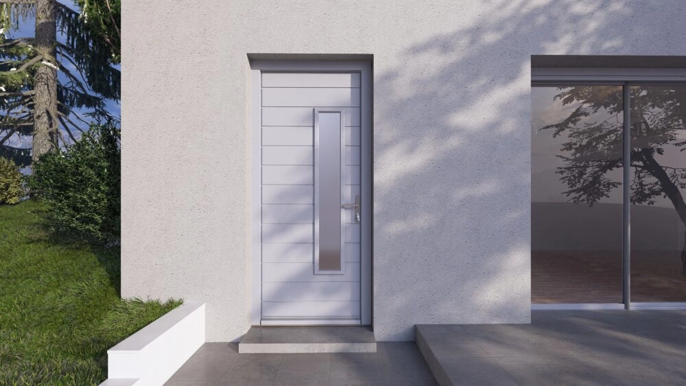 Porte Entrée Bois ORCHIDEE