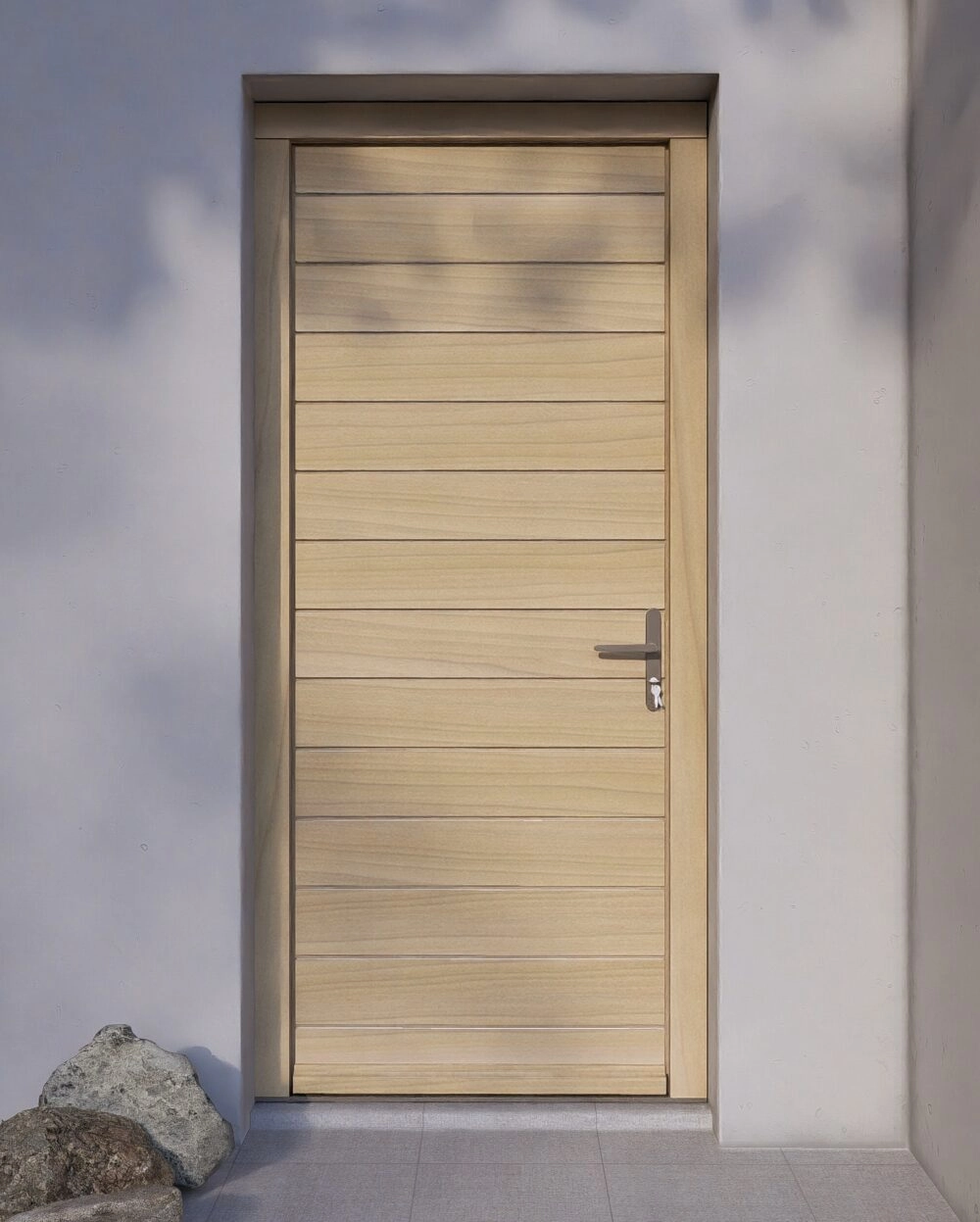 Porte Entrée Bois JASMIN