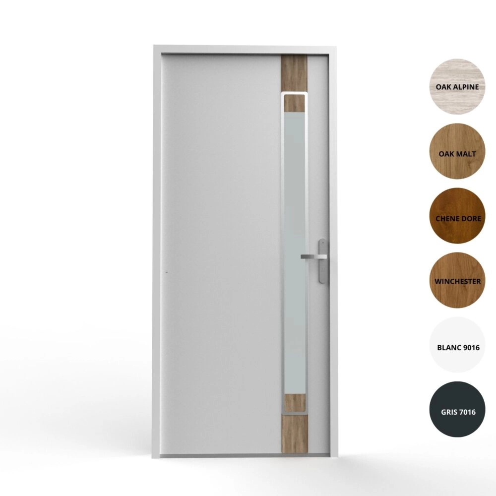 Porte d&rsquo;entrée acier monobloc – UNO