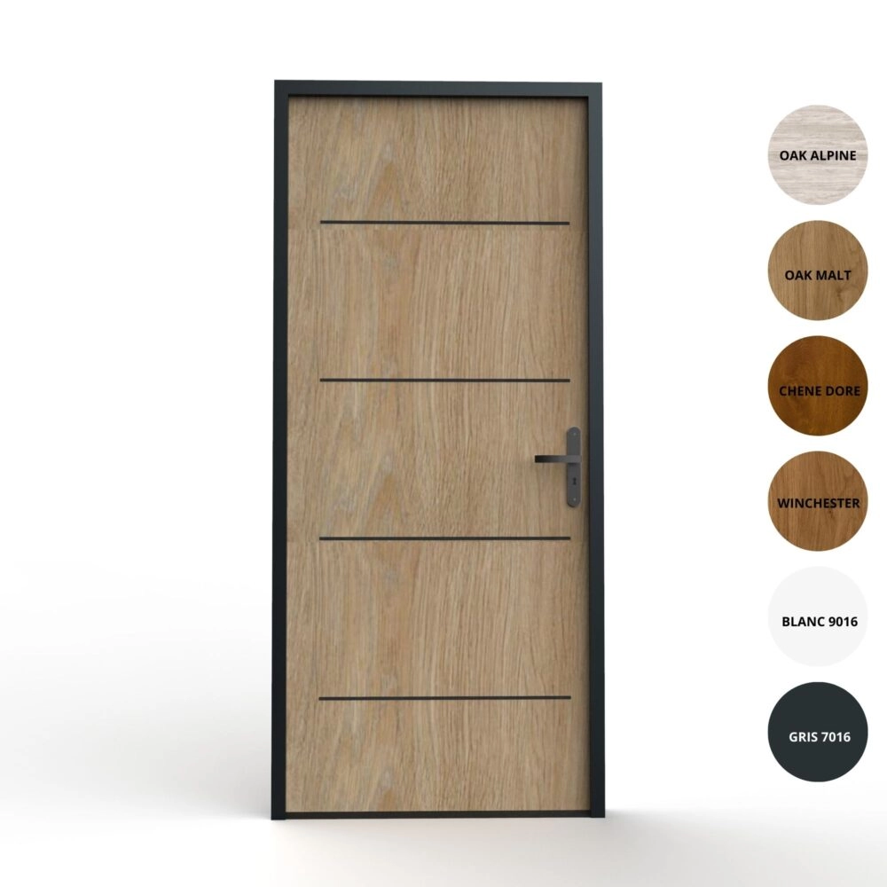 Porte d&rsquo;entrée acier monobloc – UNO