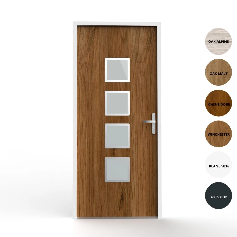 Porte d&rsquo;entrée acier monobloc – UNO