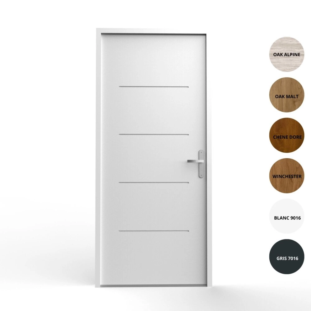 Porte d&rsquo;entrée acier monobloc –  EXTENSO