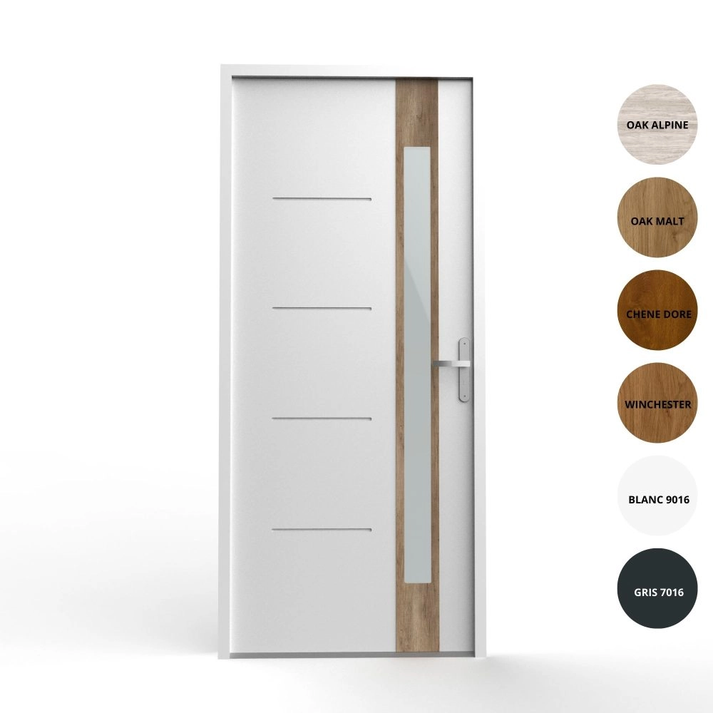 Porte d&rsquo;entrée acier monobloc –  EXTENSO