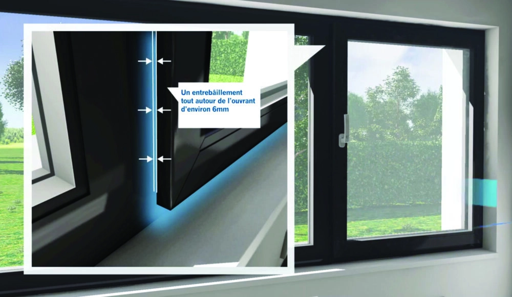 FENÊTRE PVC – Ouverture parallèle