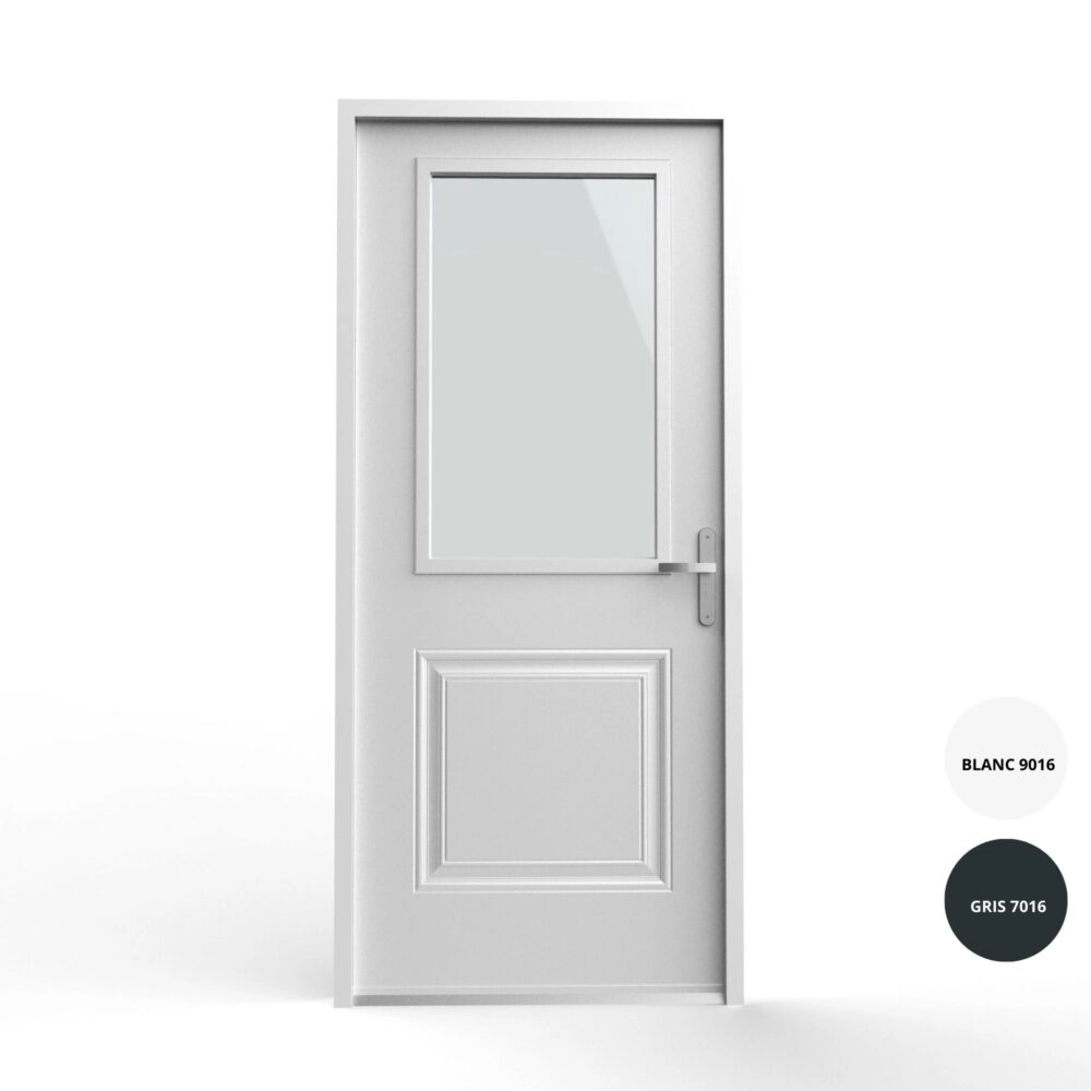 Porte d&rsquo;entrée acier monobloc – LUX